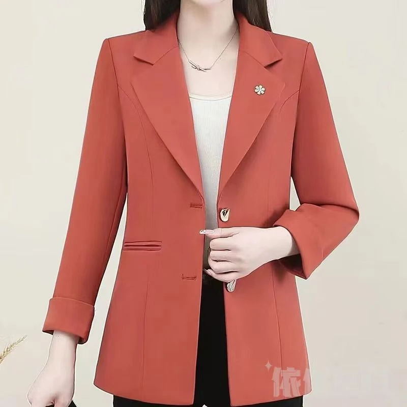 高档修身西装外套女春装2024新款气质西服减龄显瘦优雅上衣