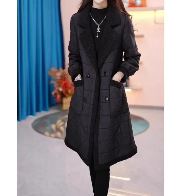 高端品牌杭州意法风衣外套加棉加厚新款洋气高贵显瘦休闲大衣