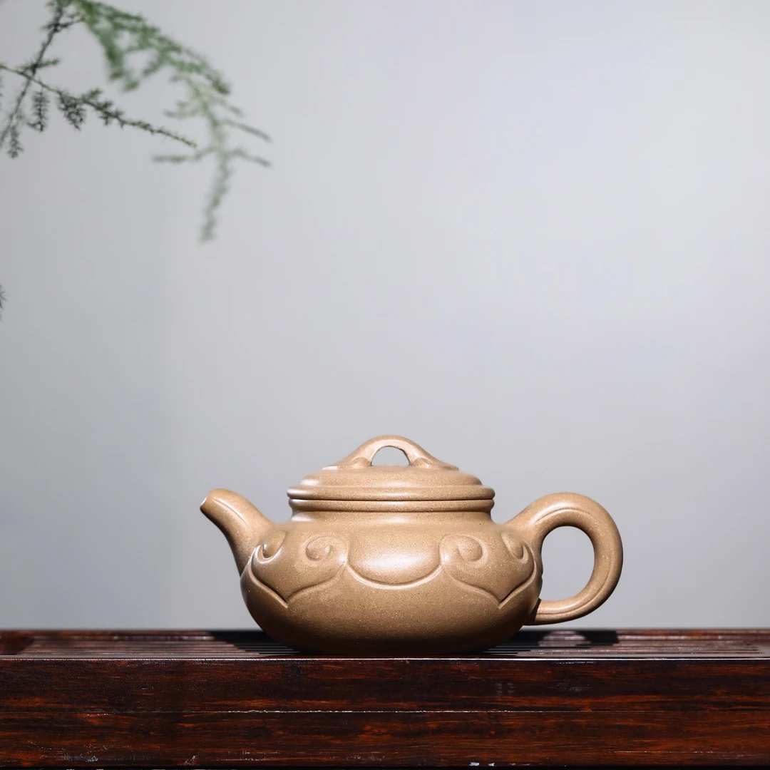 双掌宜兴正宗紫砂茶壶大容量茶具段泥如意仿古壶