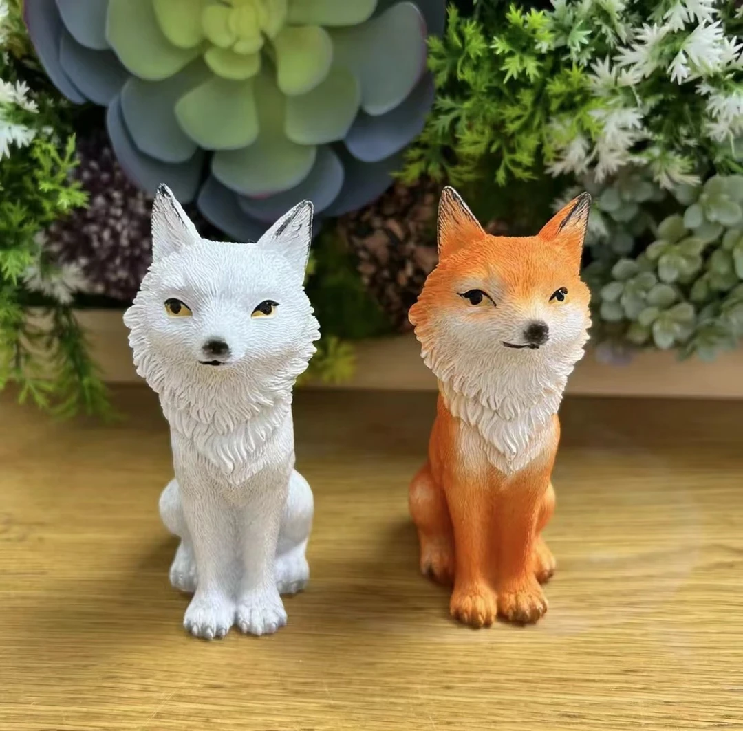 小树的花园狐狸摆件九尾狐多肉装饰品树脂工艺品户外花园阳台造景