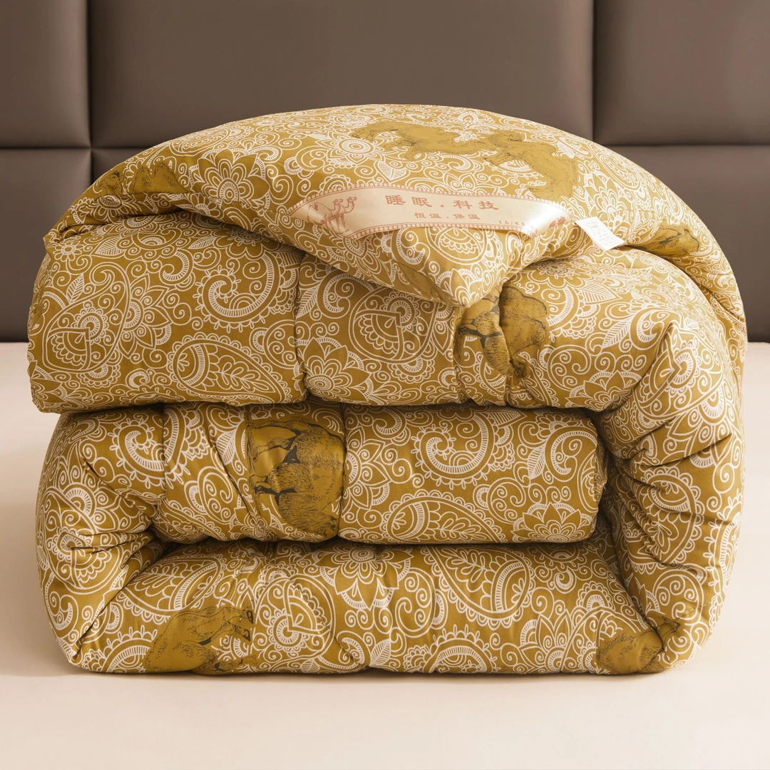 速热驼纤绒被子冬被加厚保暖双人被春秋被单人学生宿舍冬天棉被芯