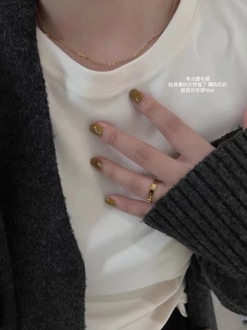 【一定是你穿过最舒服的磨毛T恤】A1669#