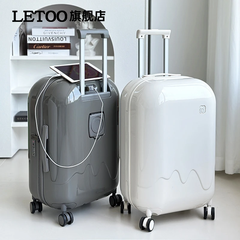letoo行李箱女20寸登机箱高颜值ins网红行李箱皮箱子密码箱旅行箱