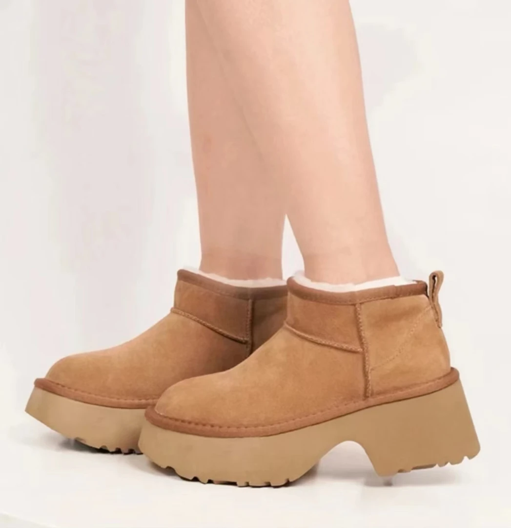 人鱼新款秋冬人鱼雪地靴时尚休闲百搭