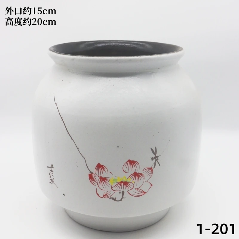 大号陶瓷花盆透气绿植盆栽装饰家用客厅盆景