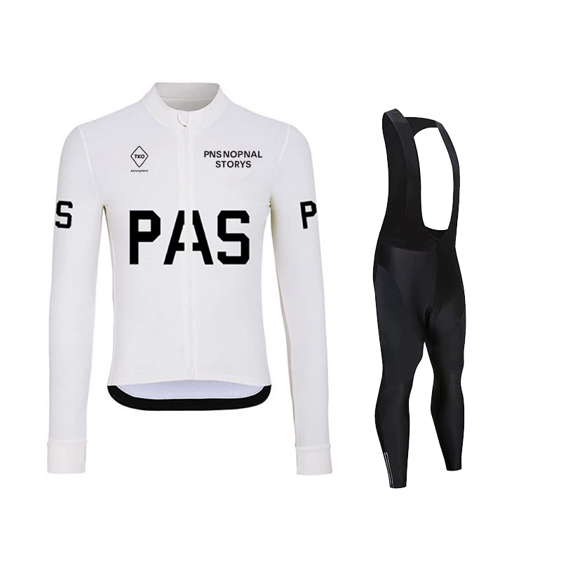 PNS秋上新24年公路自行车透气速干长袖户外专业骑行服大码白色