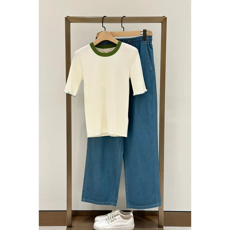 原厂孤品特价清！拍完则无！新款圆领超细棉套头针织衫 ERP库存C225