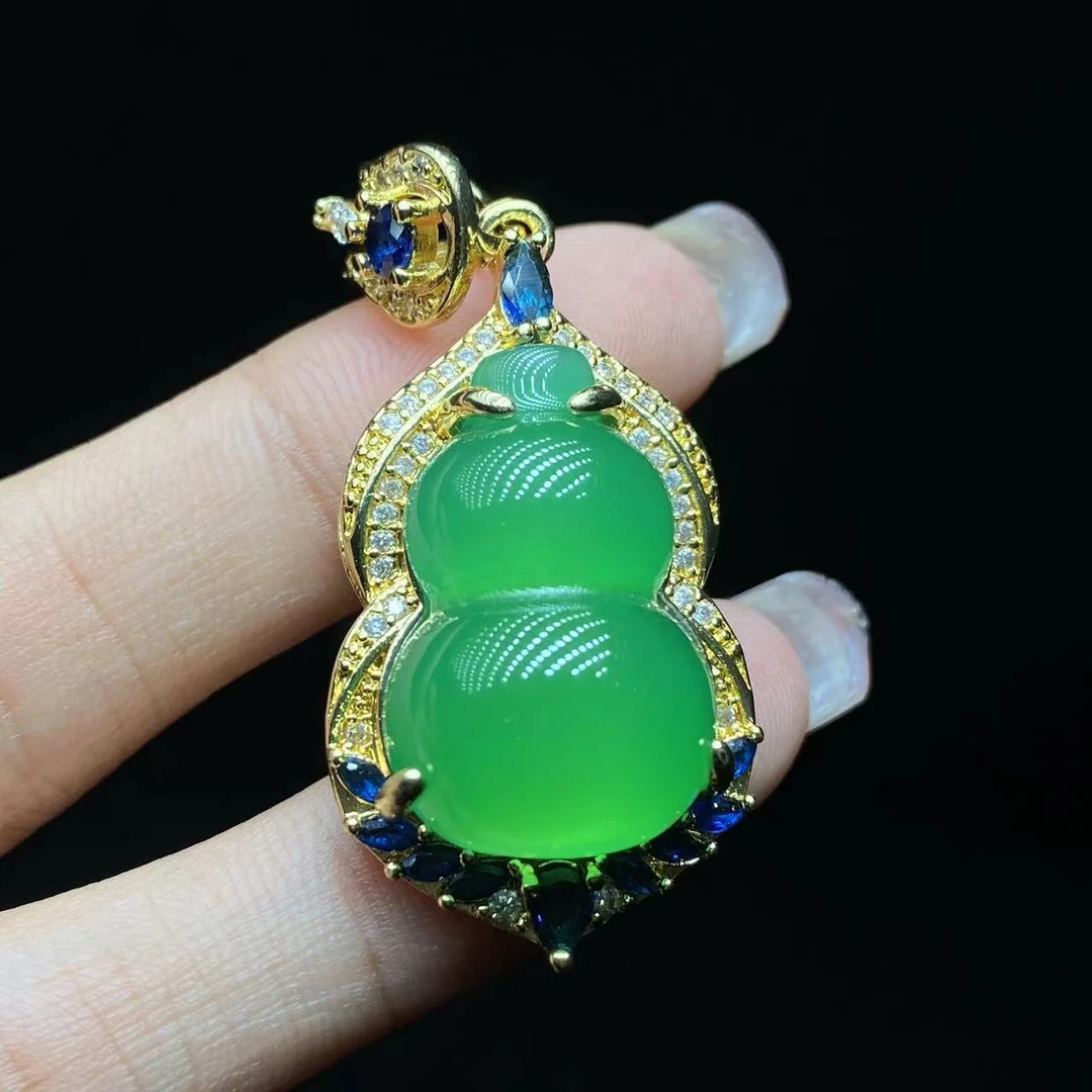 19 DMTY005 澳玉葫芦吊坠【尺寸23*15*10mm】