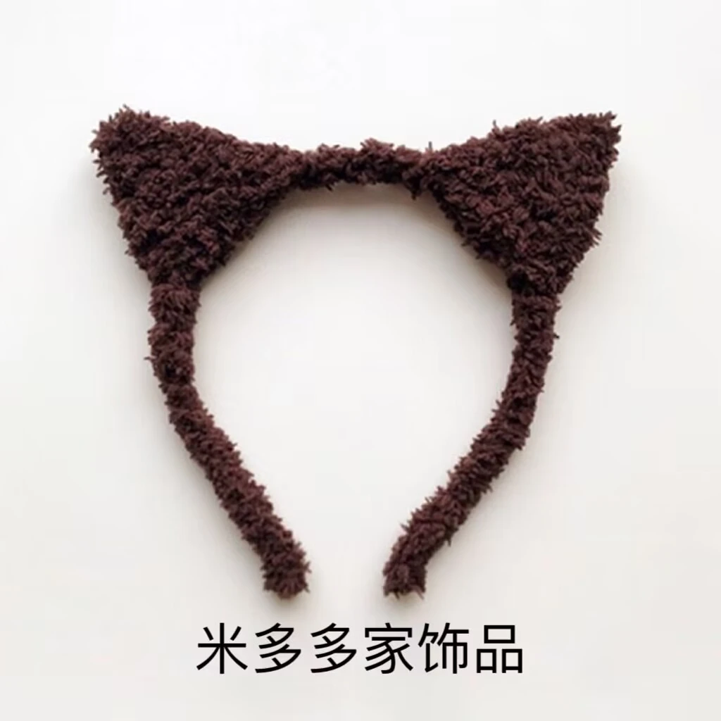 韩国发饰可爱猫咪发箍绒毛甜美猫耳朵发饰洗脸面膜束发带头饰头箍