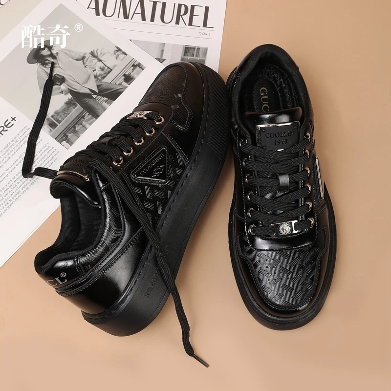 【购物狂欢节】 GUCL/酷奇男鞋秋冬季男士轻奢时尚美拉德高帮休闲鞋