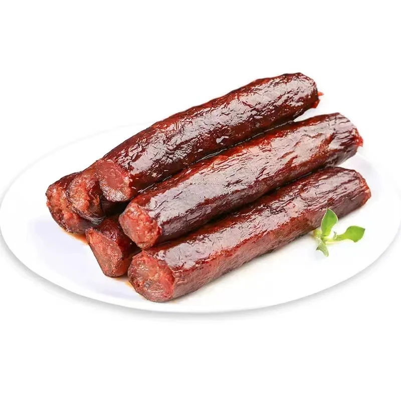 恩施土家腊香肠高山土猪柴火烟熏纯手工制做家乡特色美食肥瘦相间
