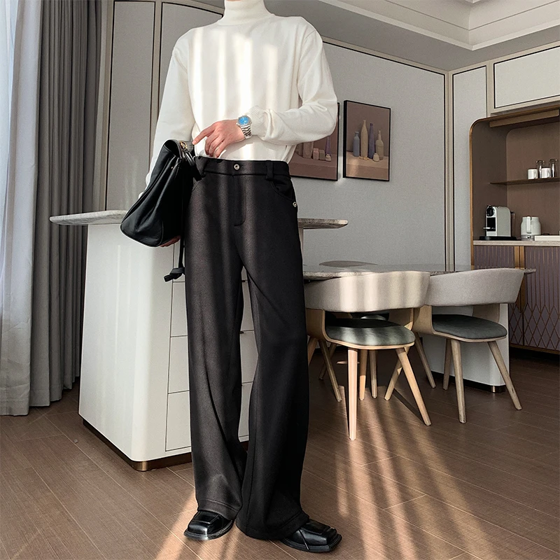 一轩轩轩【云柔漫步】冬季新款cleanfit加绒加厚男长裤休闲裤29152F