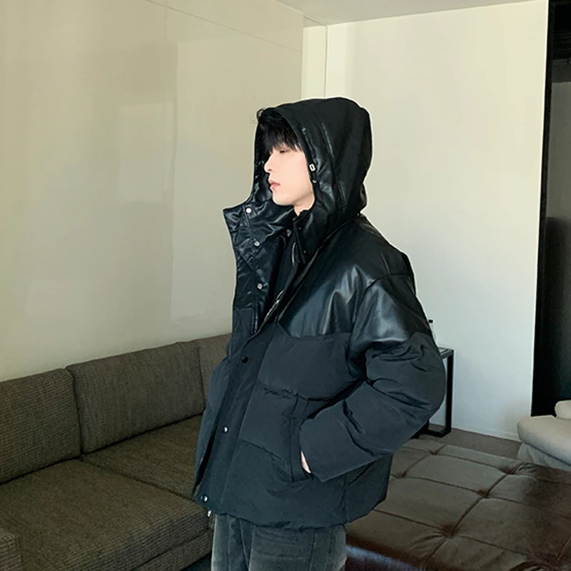 一轩轩轩【调性私服】冬季休闲连帽百搭男士可拆卸羽绒外套Ann61086