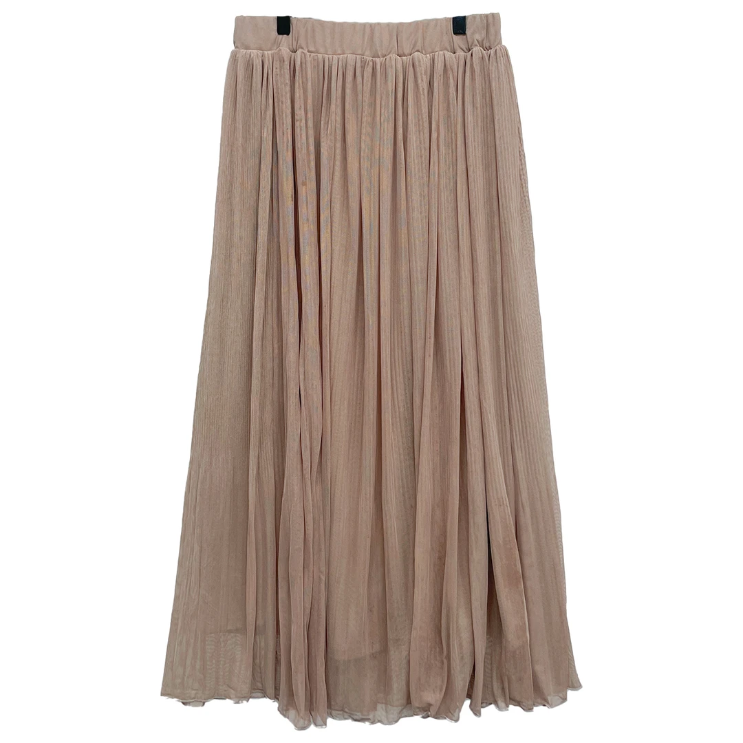 【秋冬上新纯欲温柔风网纱裙】百搭显瘦纱纱网纱半身裙#9561