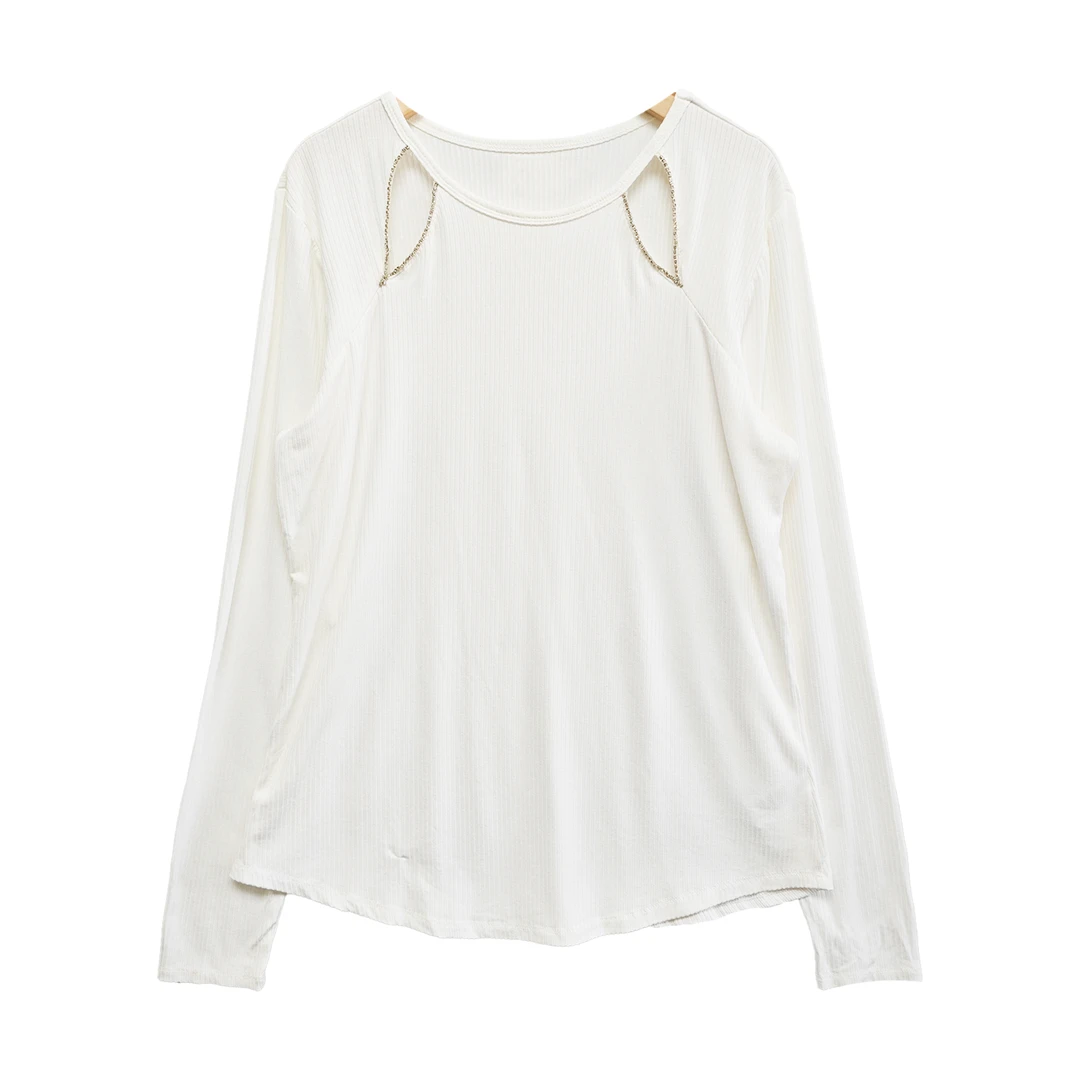 9523#长袖上衣女士时尚休闲春夏舒适百搭