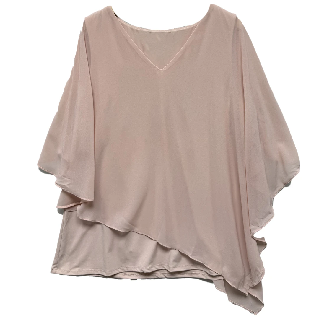 V领上衣舒适百搭休闲潮流气质#5649