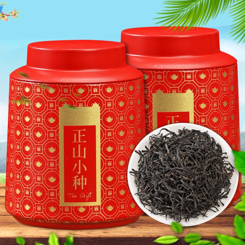 武夷新茶正山小种红茶茶叶浓香型桂圆蜜香武夷小种送礼精美罐装