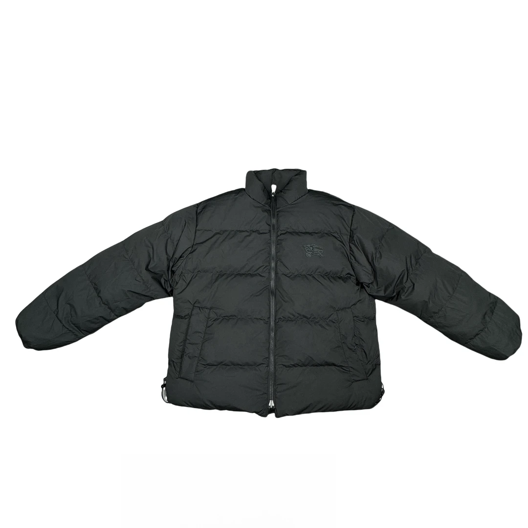 99新 BURBERRY/博柏利 男士立领双面羽绒服 T803269