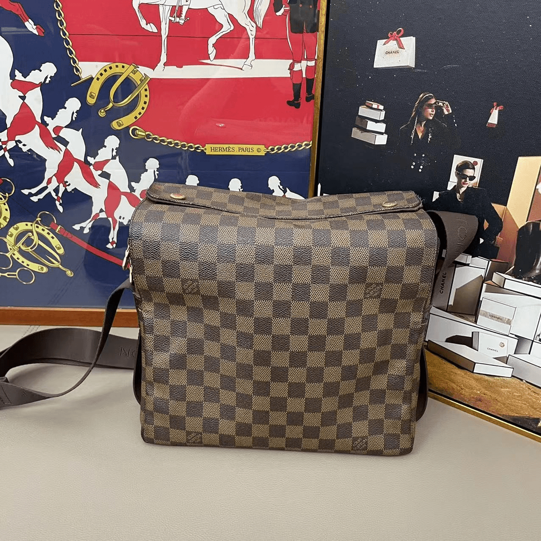 95新 LouisVuitton/路易威登 lv棋盘格豆腐块09单肩包编码7839183