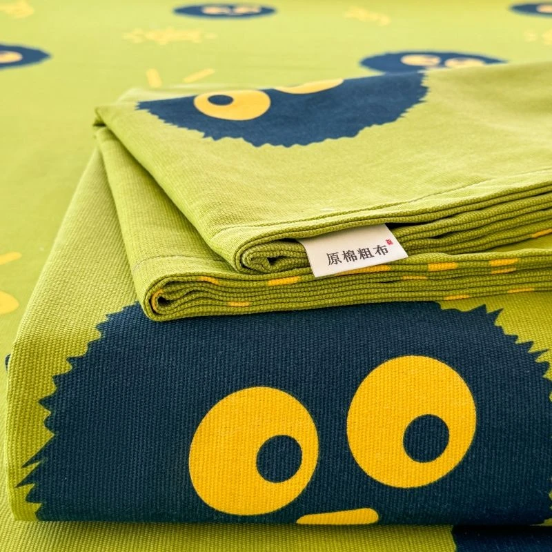 新款加厚老粗布床单棉布凉席单双人家用亚麻被单学生宿舍棉麻单子