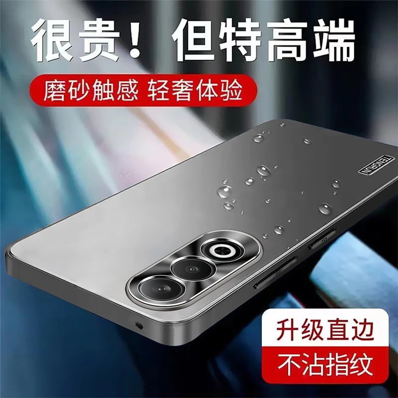 适用于oppok12手机壳新款reno11微磨砂pro哑光电镀reno10全包防摔