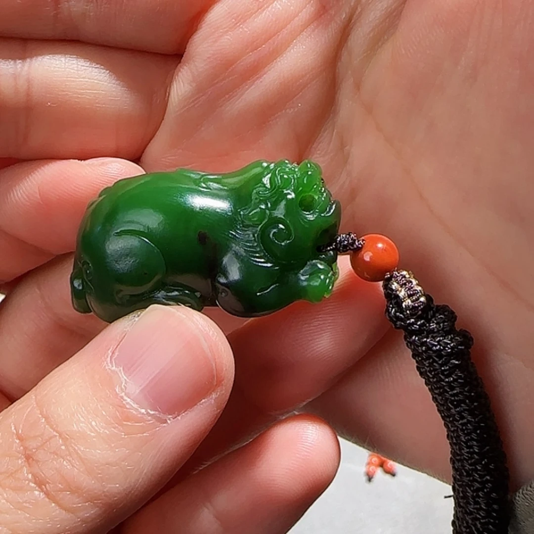 【闪购商品】和田玉（碧玉）挂件未镶嵌水**南