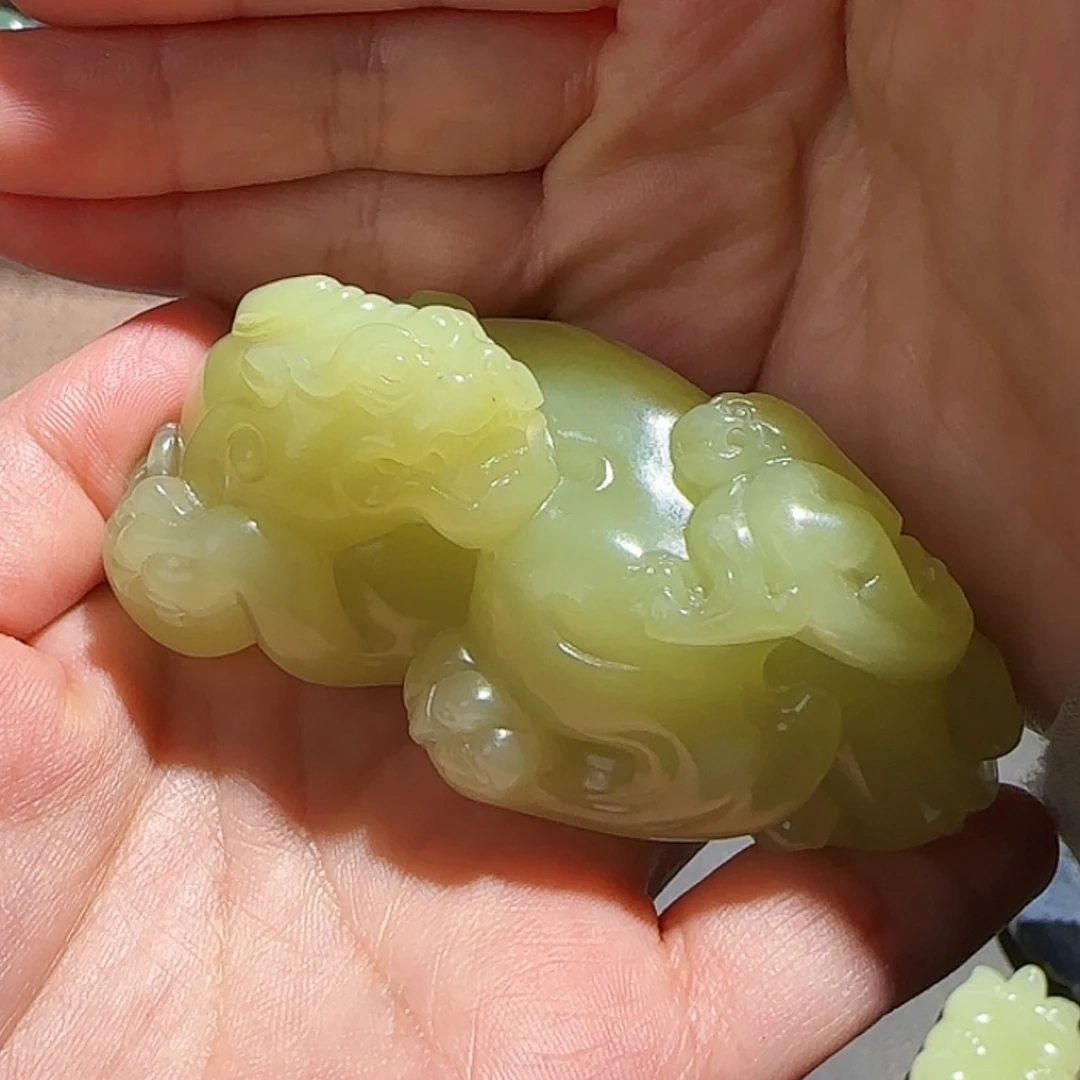【闪购商品】和田玉(黄玉)摆件未镶嵌水**南