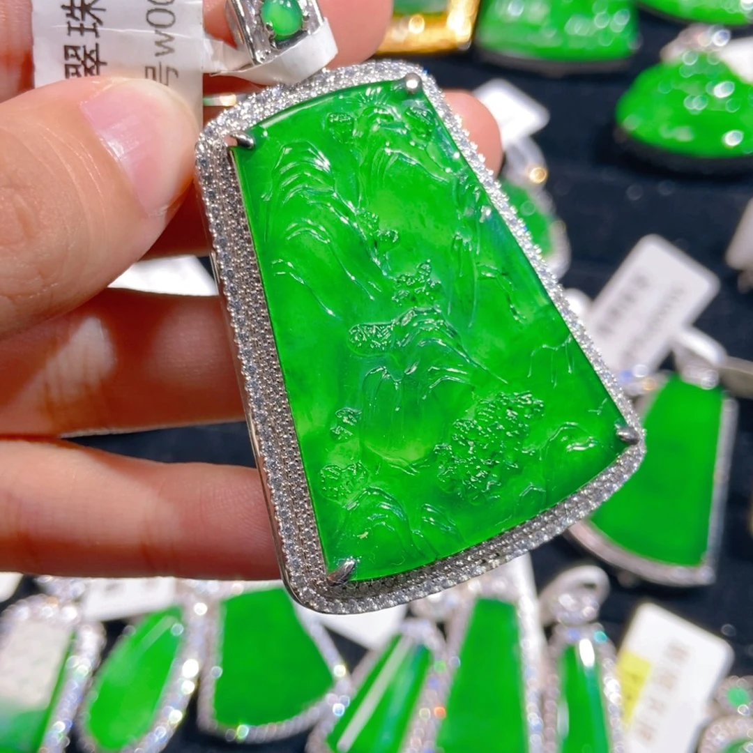 翡翠吊坠(不含链)未镶嵌