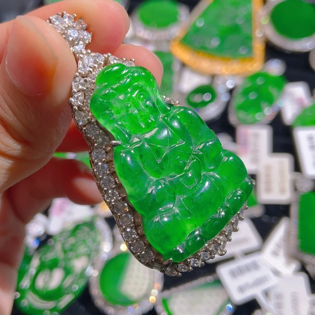 翡翠吊坠(不含链)未镶嵌