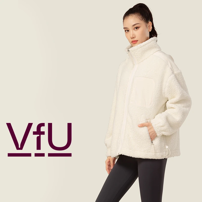 VFU【冬季必备运动外套】外套女冬健身服长袖保暖运动服加厚55012