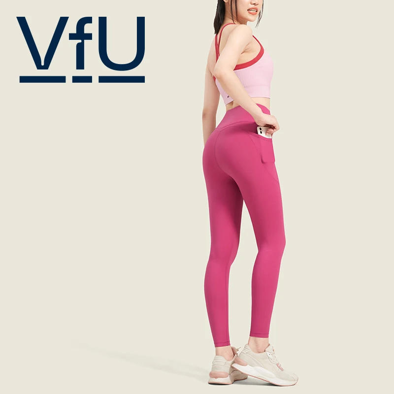 VFU【主播爆款】小糯弹口袋版健身裤女户外普拉提无外侧缝25081