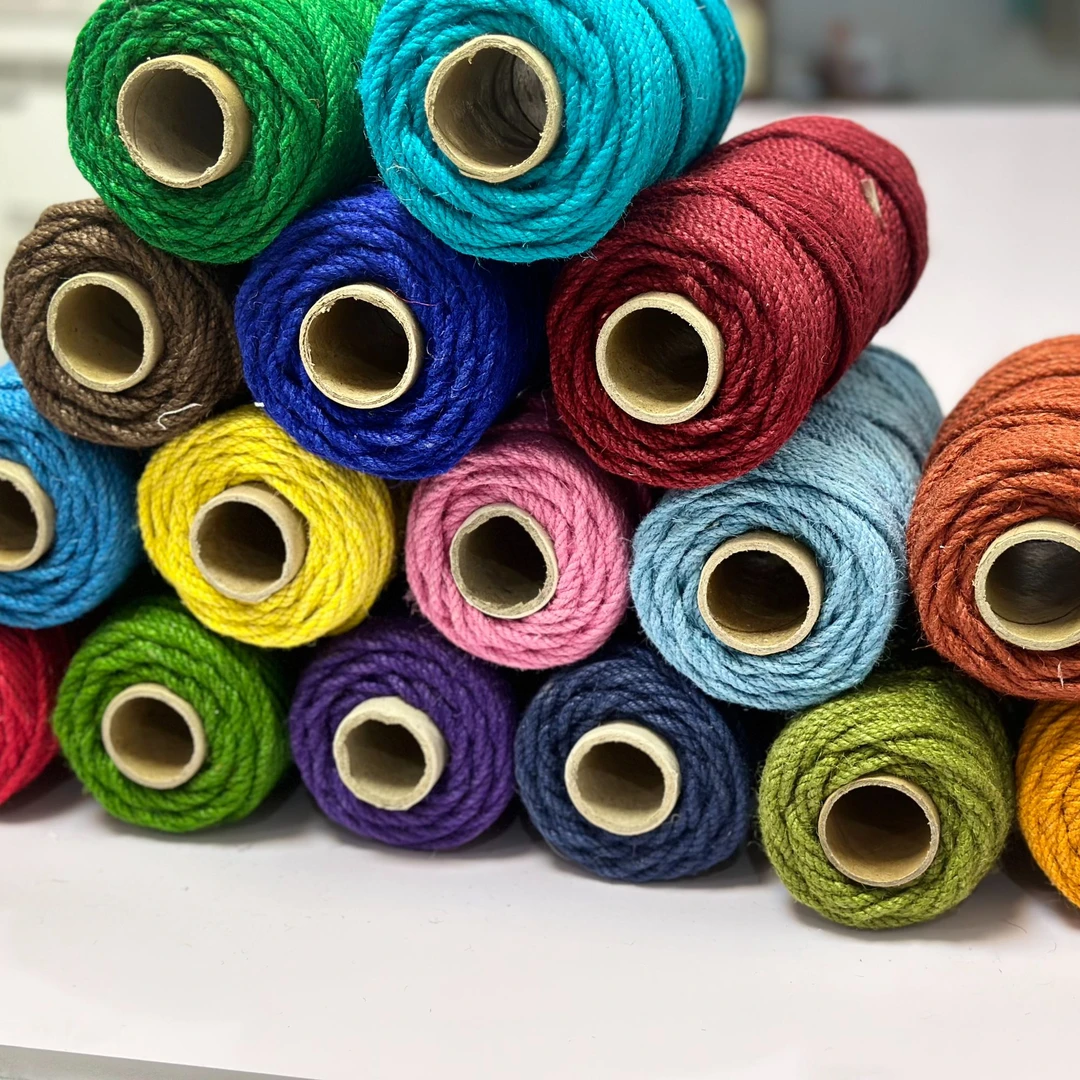 【阿梅子专属】彩色手工专用细线精品麻绳家用精品黄麻绳（足斤）