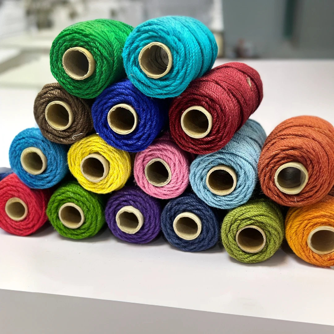 【哈哈手工】彩色手工专用细线精品麻绳家用精品黄麻绳（足斤）