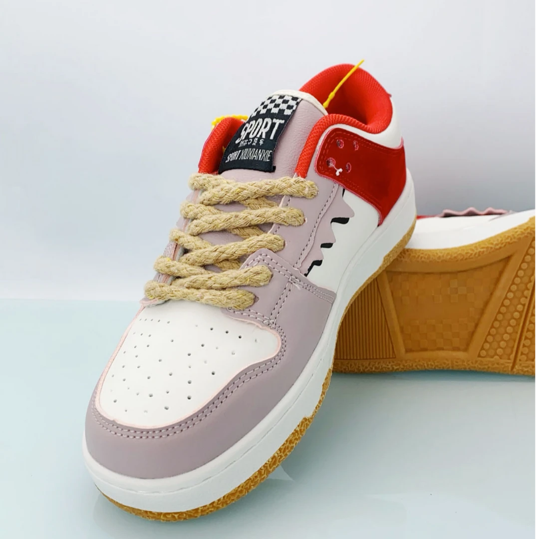 【一森家】新款白红时尚百搭潮鞋休闲板鞋2232