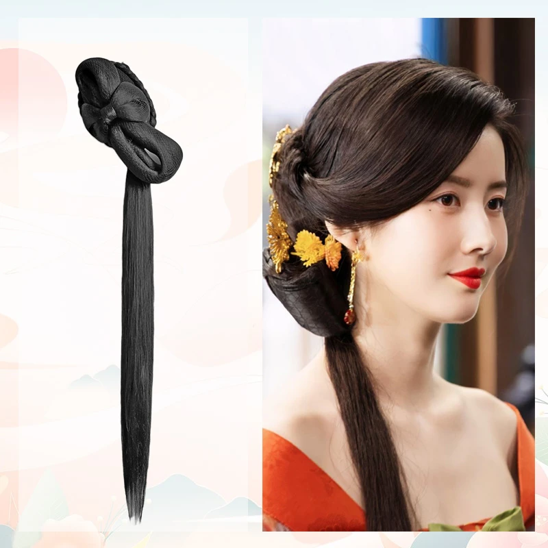 HAIR/春秋汉服假发影视同款师小小同款后压发髻后脑勺发包