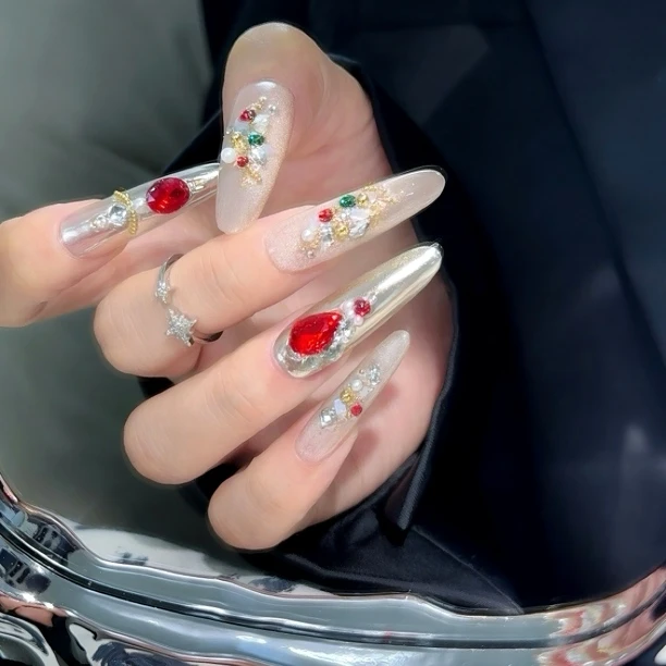 【人间富贵】–手工穿戴甲