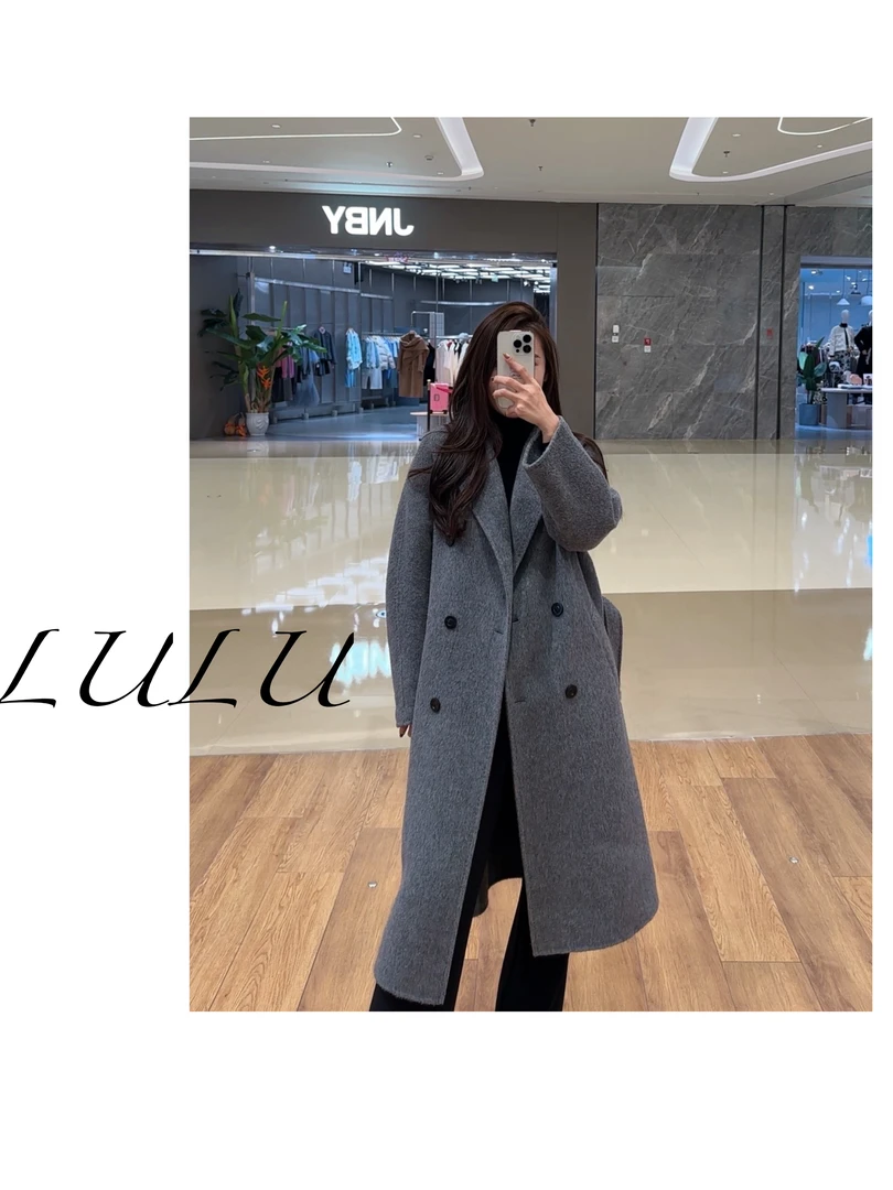 【璐璐】2024龙年限定经典M家801苏力羊驼羊毛大衣百搭时尚