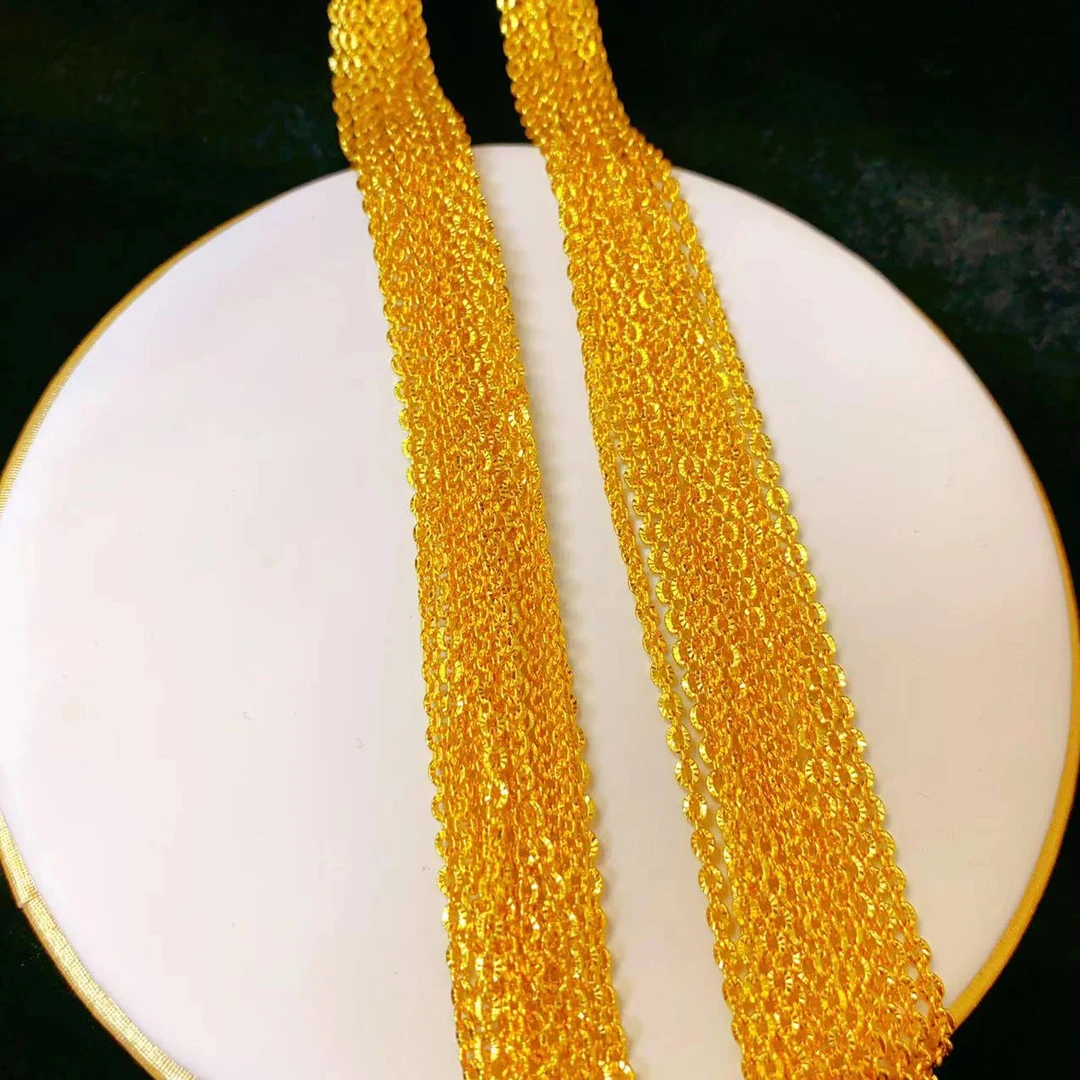 铜合金项链 米字项链单根45长度313