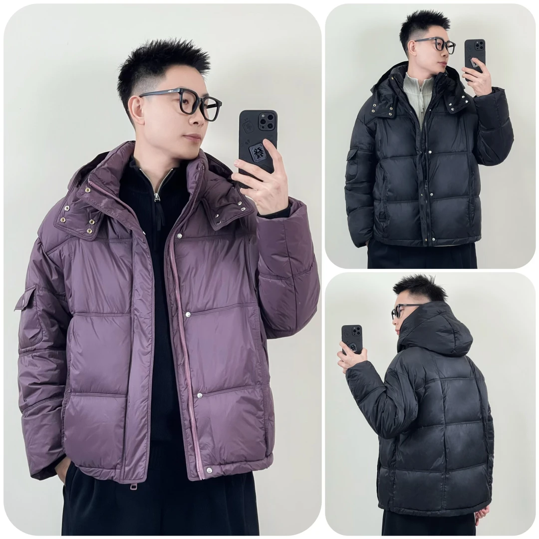 冬季连帽棉袄高级净版面包服保暖棉衣高科技舒弹棉男女外套24827