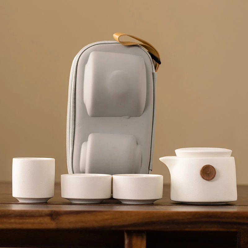 C189旅行茶具一壶三杯高颜值野外