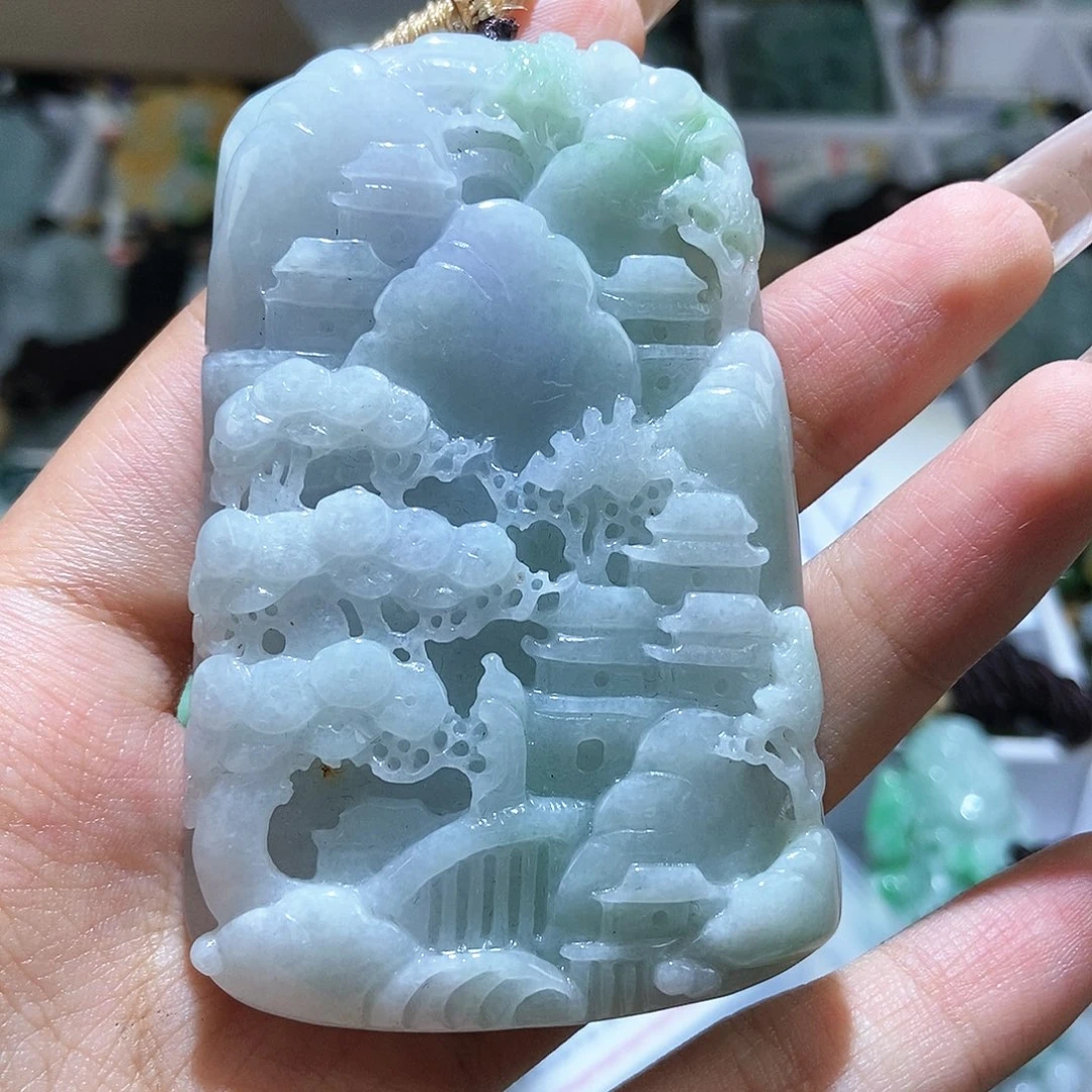 翡翠颈饰未镶嵌翡翠