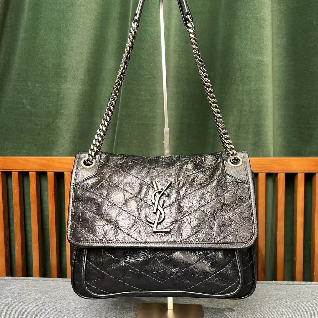99新 YSL/圣罗兰 圣罗兰NIKI黑色中号