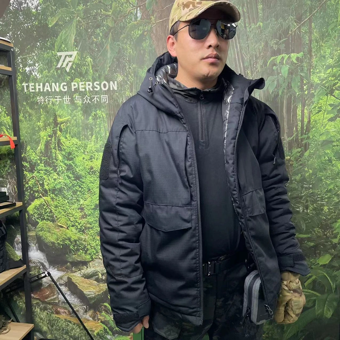 M65战术棉服男户外防泼水热反射冬季外套防风衣棉衣迷彩防寒服
