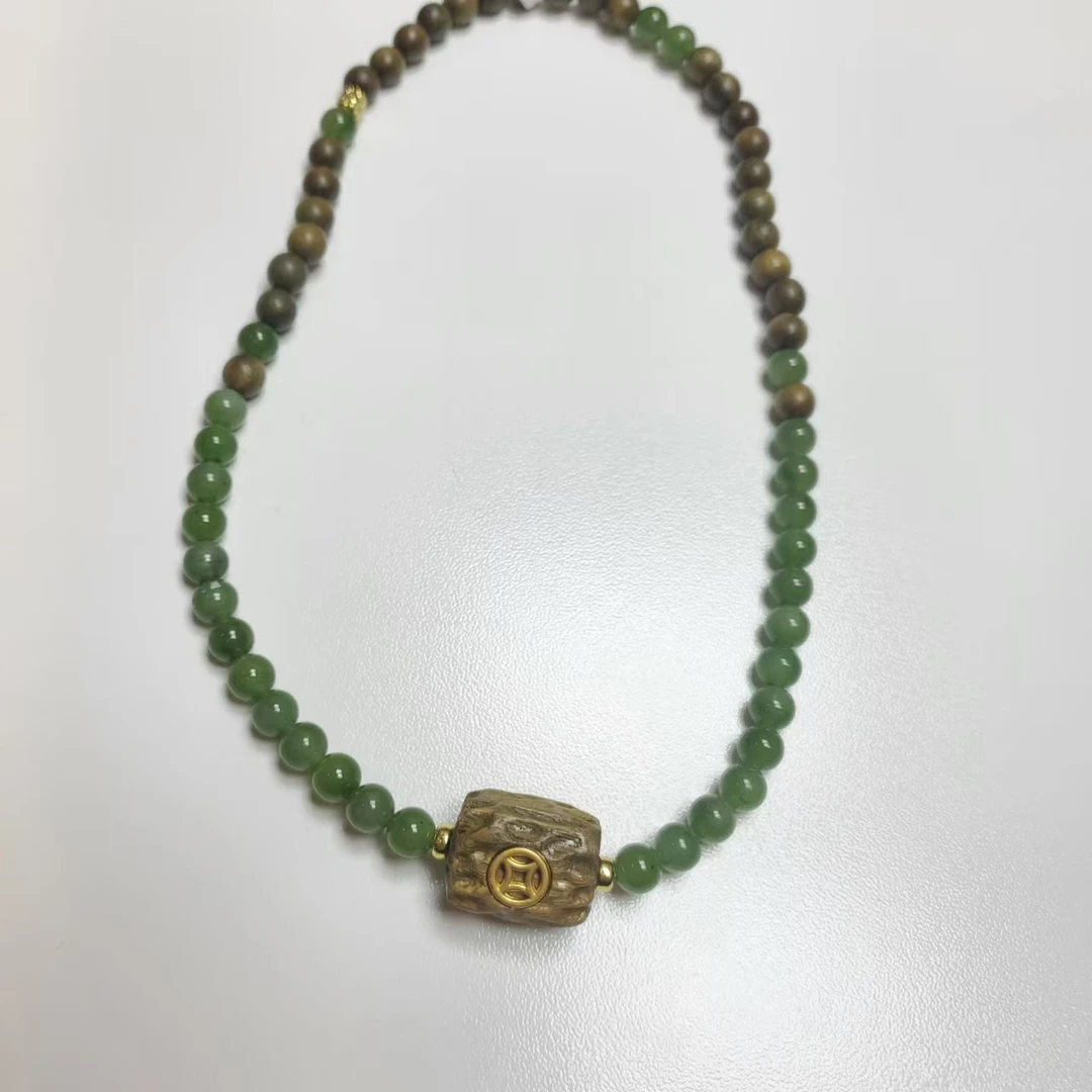 J145时尚百搭项和田碧玉手链