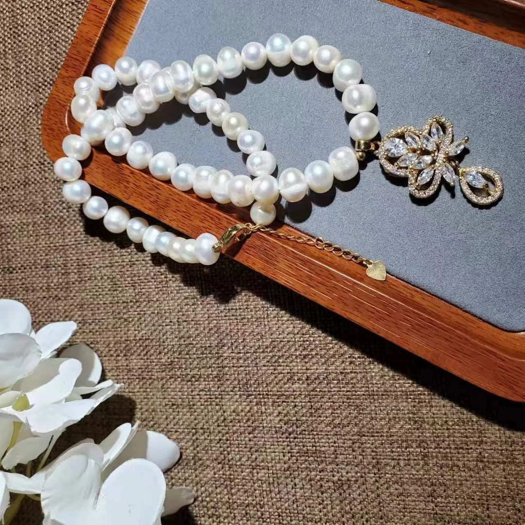 非金属仿珍珠项链 M386 时尚饰品 项链