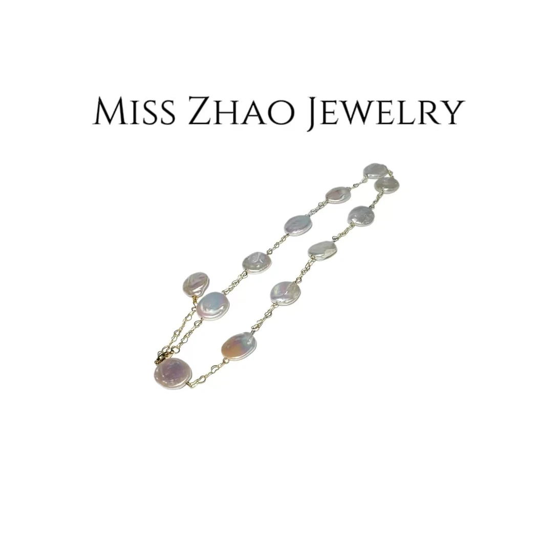 非金属仿珍珠项链 R441【赵小姐】时尚轻奢项链