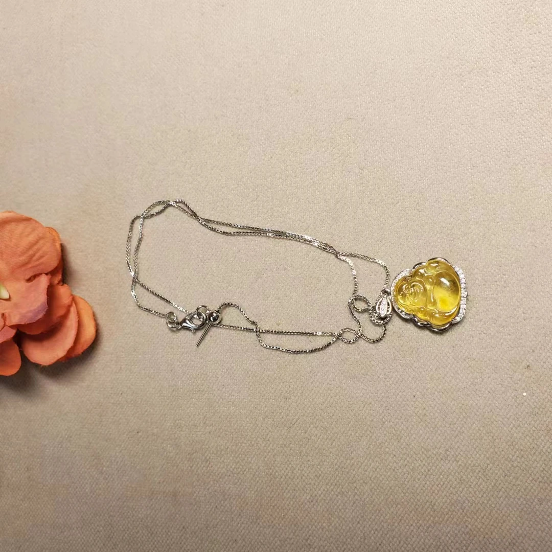 【赵小姐】G02蜜蜡佛公吊坠