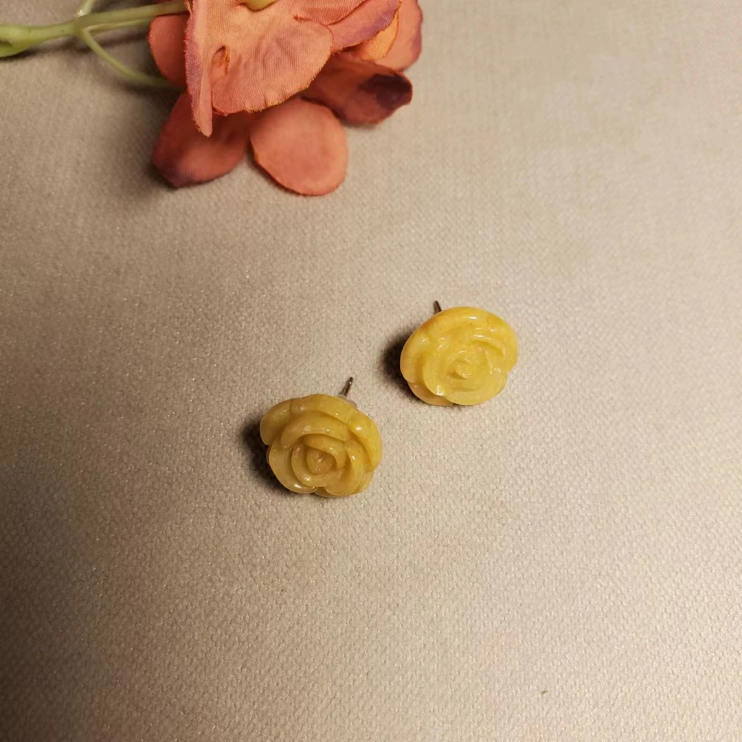 【赵小姐】A345时尚翡翠耳饰