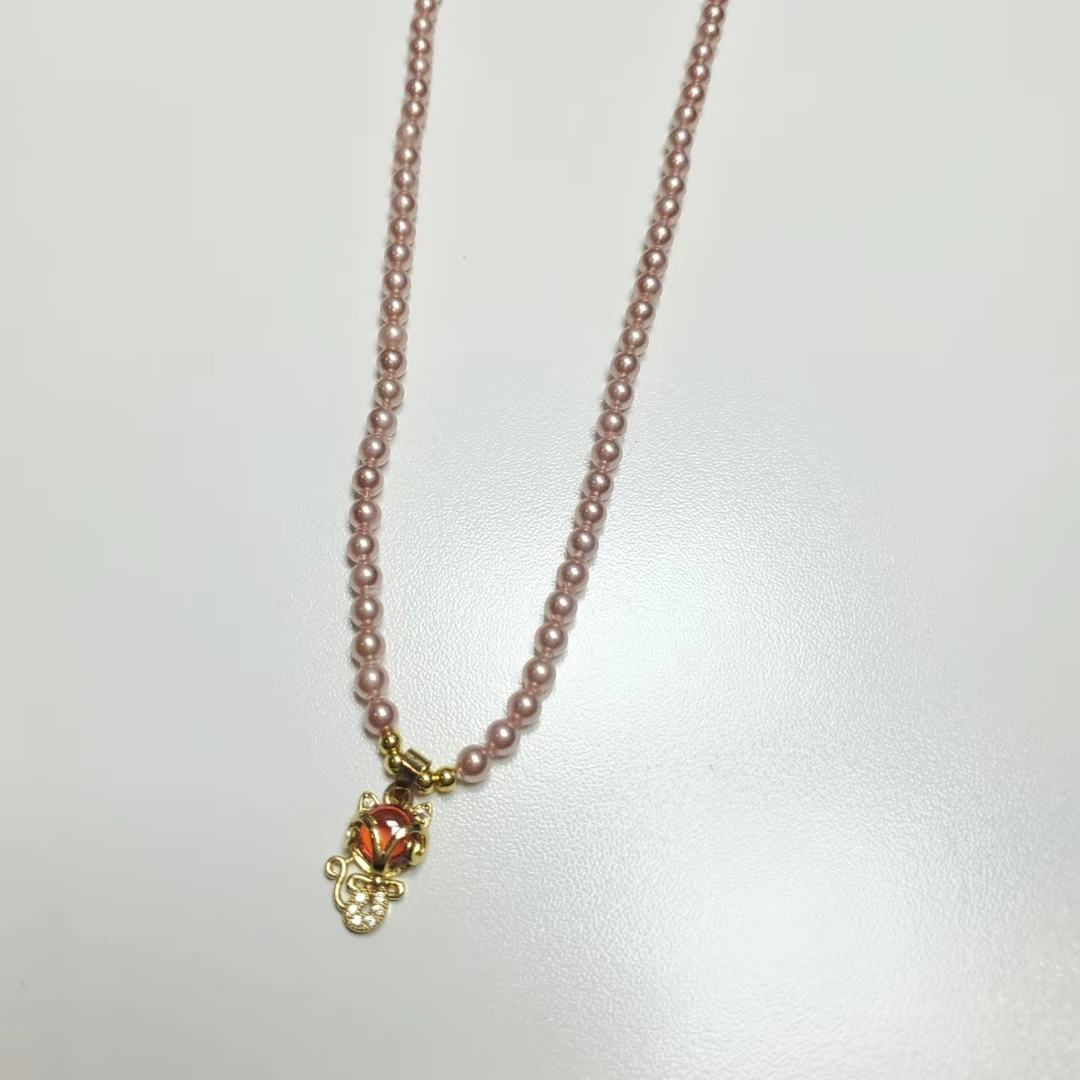 非金属仿珍珠项链 S295【赵小姐】轻奢气质款吊坠