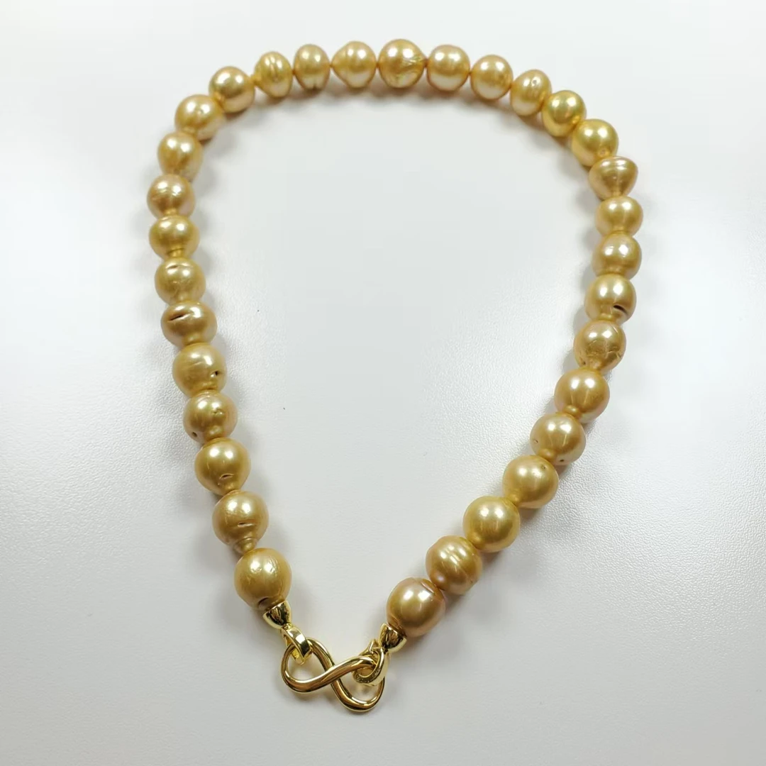 非金属仿珍珠项链 T859【赵小姐】轻奢气质百搭金色项链